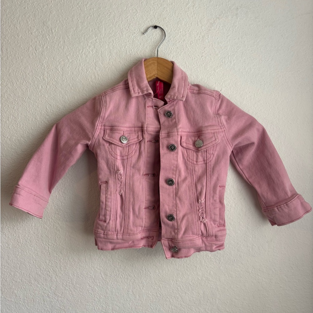 Cutie Patootie Pink Denim girls Jacket